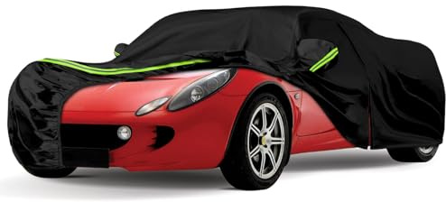 Copriauto completo compatibile con Lotus Elise 1996-2021, impermeabile per tutte le condizioni atmosferiche, per esterni e interni, copertura completa per auto, protezione da pioggia, sole, polvere
