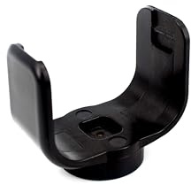 GNAFETS Webcam Holder, Durable, Tight Grip, Stable Mount - Compatible with Logitech StreamCam, Black and White (Black)