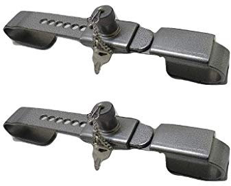 Heavy Duty Shipping Container Locks 230MM x 340MM x2 (Security Adjustable Hardened Steel)