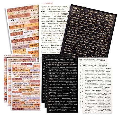 12 Pieces Set 941 Vintage Small Talk Stickers Scrapbook Accessories Hot