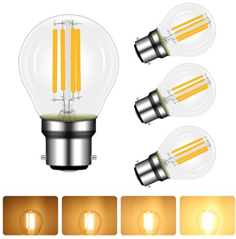 Caldarax G45 LED B22 4W 2700K Glühlampe, tief dimmbar,4P