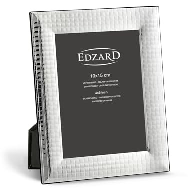 EDZARD Cornice fotografica Forli, 10 x 15 cm, colore: Argento