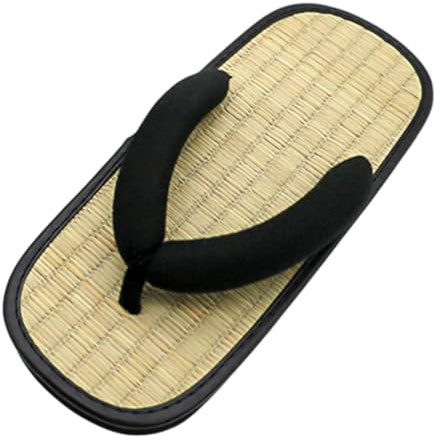 Amagogo Sabots japonais, Tongs Été chaussures japonaises légères, antidérapantes, sandales traditionnelles à bout ouvert, pantoufles pour spectacle sur scène, été, 30cm pour 44 45