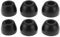 Briny River 3 Pares de Almohadillas de Espuma Viscoelástica Compatibles con Bo-se QuietComfort Earbuds II Negro (Tallas Pequeñas/Medianas/Grandes).