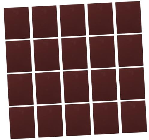 HOUDERCO 20 Piezas De Papel para Jaulas De Pájaros, Papel De Grava para Jaulas De Pájaros, Lámina De Arena, Papel De Lija para Garras, Cojín Desechable para Suministros para Animales