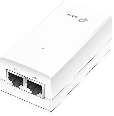 TP-Link TL-POE2412G 24V Passive PoE Adapter (Supports 24V Passive PoE, Wall Mounted, Plug & Play, Only Compatible with 24V Passive PoE Products) White