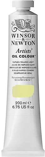 Winsor & Newton Artists - Pintura al Óleo, 200 ML, Amarillo (Amarillo Napoles Claro)