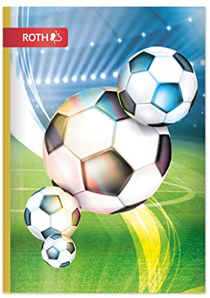 ROTH Muttiheft Fußball - Oktavheft für die Grundschule, A6-64 Seiten liniert