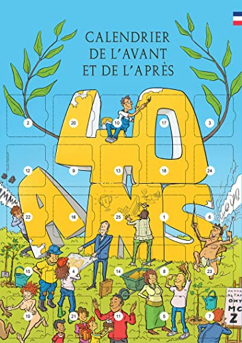 Calendrier de l'Avant ou de l'Après 40 Ans Homme & Femme | 25 Messages Humoristiques, Carte Cadeau d'Anniversaire Originale, Défis & Résolutions, Chevalet Adhésif