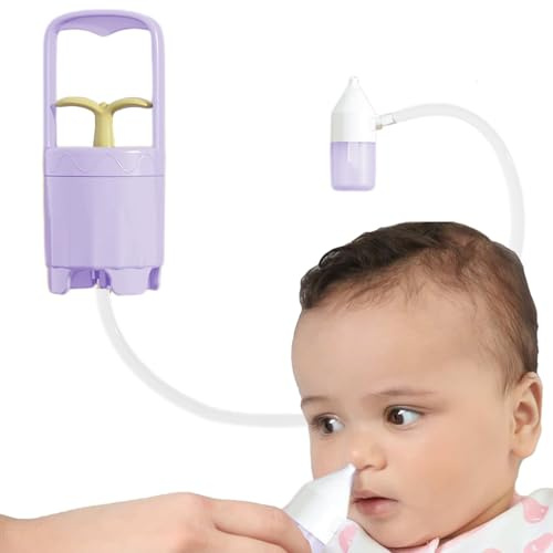 Nasal dammsugare för, babynässlemborttagare | Bärbar nässug med anti-återflödessystem, manuell nässug för täppt näsa, babyslemborttagare och allt