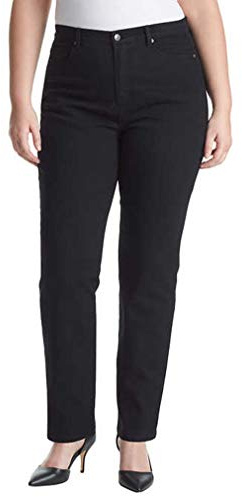 Gloria Vanderbilt Womens Jeans Classic Amanda High Rise Tapered Jeans for Women - Black 8 Short