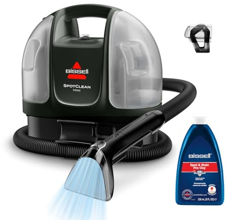 BISSELL SpotClean Mini Corded Carpet Cleaner, Portable Spot Washer, Perfect for Quick Cleanups, Compact & Lightweight Machine, On the Go Stain Remover for Cars, Boats, Sofa, Rugs & More, 4149E