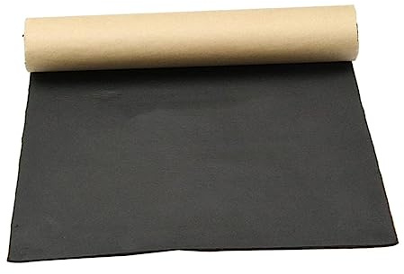 Hoement 2pezzi Tappetino Fonoassorbente Adesivo Per Isolamento Acustico Auto Pannello Fonoassorbente in Densità Effetto Silenziante e Isolante Facile Installazione