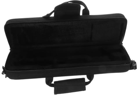STOBAZA Bolsa de Almacenamiento Diseño Sencillo de Tela Oxford y Protección Conveniente en Color Negro para Flauta y Clarinete para Músicos