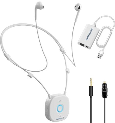 Holdsound HSD100 Funkkopfhörer Kabellos für TV mit USB-Sender
