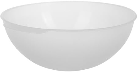 CALLARON Bassin de Lavage Transparent Plastique 21 CM avec Poignée Multifonctionnel pour Soins Visage en Salon de Beauté