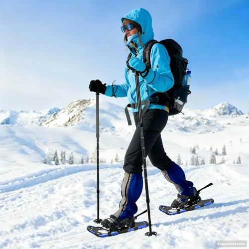 Sophrelle Ciaspole 3 in 1 Blu e Nero 53,5 x 21 cm Alluminio e HDPE Blu,42021418
