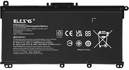 BLESYS Batteria per HP Pavilion 15-ck0xx 15-ck030nl 15-ck032nl 15-ck012nl 15-ck001nl 15-ck029nl 15-ck036nl 15-ck002nl 15-ck033nl 15-cc5xx 15-cc506nl 15-cc505nl 15-cc009nl 15-cc0xx 15-cc1xx Notebook