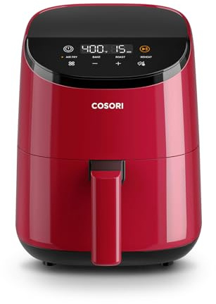 COSORI Friggitrice ad aria da 2,1 l, mini friggitrice 4 in 1, per cuocere, arrostire, riscaldare, 97% in meno di olio, compatta e silenziosa, antiaderente e cestello lavabile in lavastoviglie, 30