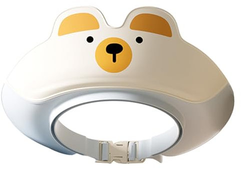 Cuffia da doccia per bambini - Cuffia da bagno per bambini con protezione per le orecchie, Cuffia da doccia pieghevole e impermeabile per bambini | Cuffia leggera con protezione per lo shampoo per neo