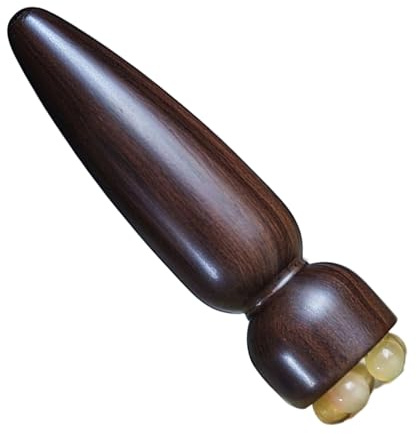 Rouleau pour les yeux – Bâton de massage facial en bois, portable et léger, outil de beauté naturelle | Rouleau de soulagement des poches sous les yeux pour le cou, le corps, le spa, les voyages, le