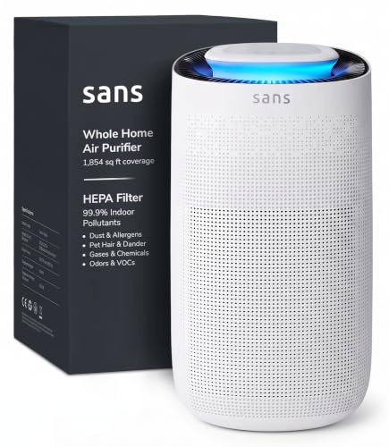 Sans True HEPA Air Purifier for Extra Large Rooms (1,854 sq ft)