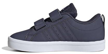 adidas Unisex Kids Vs Pace 2.0 Hook and Loop Kids Shoes, Navy/Cloud White/Core Black, 10 UK Child