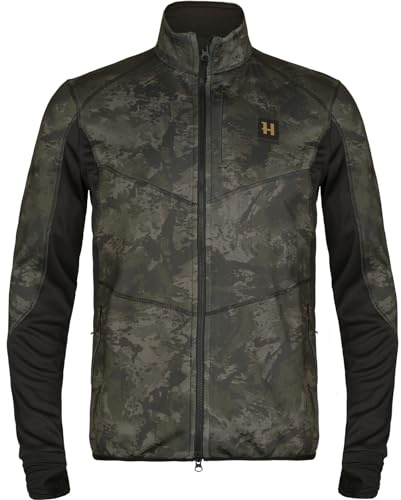 Härkila NOCTYX Camo fleecejacka | professionella jaktkläder och utrustning | skandinavisk kvalitet gjord för att hålla | AXIS MSP®Svart/Svart, Axis MSPSvart/Svart, XL
