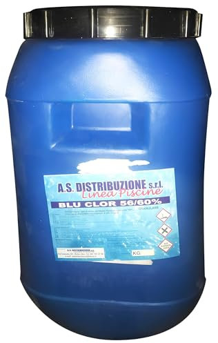 Cloro granulare 25 KG Dicloro 56% Pulizia igiene Manutenzione Acqua Piscina