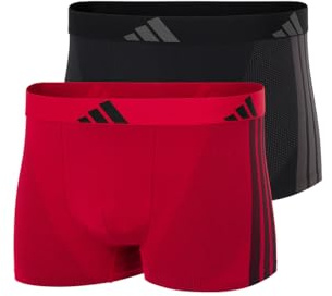 adidas Trunk (2pk) -Active Micro Stretch Seamless Short/Culotte, Assorted_4am027, L Hommes