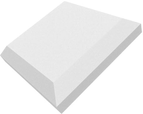 Pannelli Fonoassorbenti Elegance, 50x50x5 cm, Design Acustico per Pareti e Soffitto, Set da 4 Pezzi. (bianco)