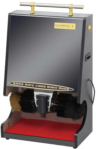ZHJOPP Intelligent shoes cleaner polisher- Low Noise Shoe Shine Polisher, Electric Shoe Polisher Machine, Easy To Clean, for Hotel Entrance Hall (C)