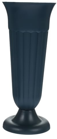 CONGARTENO Vaso da Fiori per Cimitero Elegante in Pp Design Raffinato, Vaso da Esterno Resistente per Composizioni Floreali e Commemorazioni
