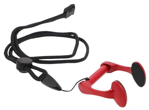 BESTonZON Clip Nez Natation Alliage Aluminium Anti-dérapant avec Protection Confortable pour Plongée et Sports Aquatiques Accessoire Rouge pour et Garçon Fille