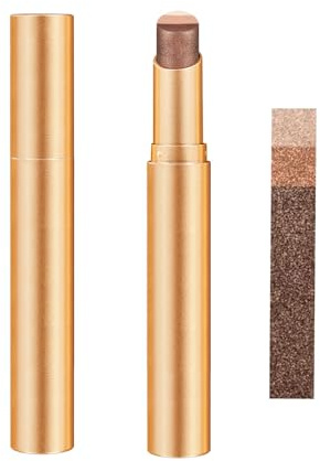 3-Color Gradient Fards À Paupières Stick Set - Crème Imperméable De Longue Durée Et Baguettes D'Ombre À Eyeshadow, Formule Imperméable Et Durable (#2, 1pcs)