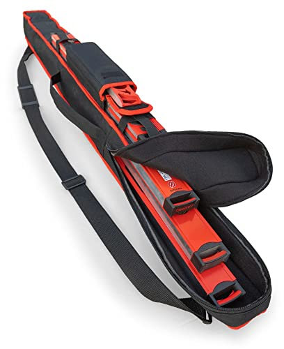 Kapro - 3L1T Level Bag - Carry Case for 3 Levels+ 1 Toolbox Level - Durable Nylon Carry Case - With Adjustable Carry Strap and Exterior Accessory Pouch - Fits Up to 48” Levels
