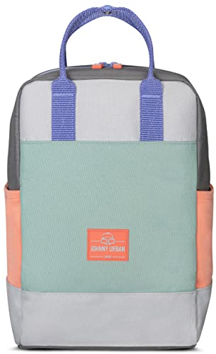 Johnny Urban Rucksack Kinder Mädchen & Jungen Mint - Junior Linus - Kinderrucksack mit Brustgurt für Kindergarten - Ab 3 Jahren - 7l - Wasserabweisend