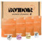 BOUDOIR SELF CARE - Set bombes/vapeurs de Douche, 4 maxi Sachets, 4 Senteurs, jusqu'à 16 douches, Aromatherapie,Revigorant, Relaxant, Idee Cadeau, Coffret Beaute, Pack découverte avec filet diffusion