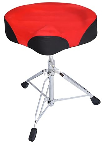 Guoyoocc Sgabello a sella, sgabello regolabile per batteria, altezza regolabile 45 ~ 68 cm, trono tamburo, universale per adulti e bambini, 7 opzioni di colore