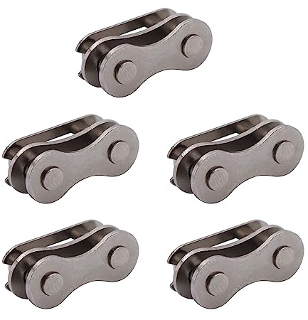 YUOIUX Cadena con hebilla de cadena de eslabones de una sola velocidad, conectores de cadena de una sola velocidad, eslabones de conexión de cadena