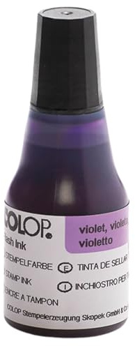 COLOP Flash stämpelfärg, violett, fylld med 25 ml