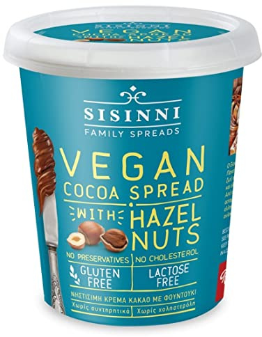 Sissini Vegan Greek Chocolate & Hazelnut Spread 400g