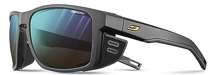 Julbo Herren Shield Sunglasses, Schwarz/Schwarz, Einheitsgröße
