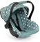 Bayer Design 67958AA Seggiolino auto per bambole, verde nordico, stelle