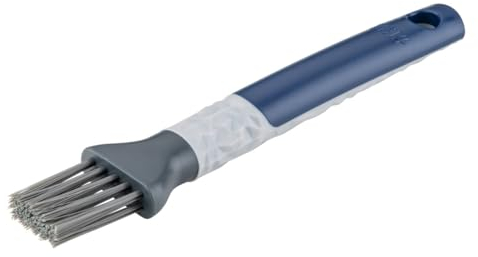 Tasty Brat- und Backpinsel, 19,5x4cm, Ideal für Kuchen und Herzhaftes, Grau/Blau - Spülmaschinengeeignet, Kunststoff mit Recyclinganteil