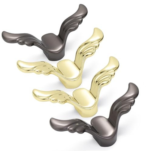 XHCLIUFB Einzigartige schwarze Handtuchhaken für Badezimmer, 5 Stück, einzigartige robuste Kleiderhaken, Kinder-Handtuchhaken, reine Zinklegierung, hohe Tragfähigkeit