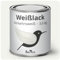 Berico Weisslack - 3,6 Kg - Helles Weiß (ähnl. Verkehrsweiß RAL 9016) - Seidenmatt - 3in1 Farbe inkl. Grundierung - Streichen ohne Anschleifen - Holz, Metall, Kunststoff