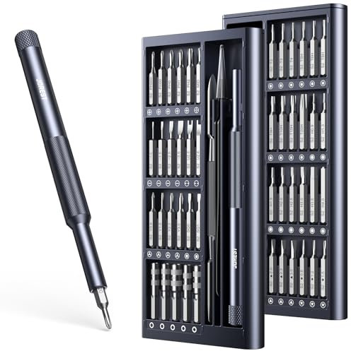 JOREST 50 en 1 Kit De Tournevis de Précision, Mini Set Outils Portables Avec Torx, Tournevi Triangle, Cadeaux Homme, Pour Macbook, iphone, Nintendo Switch, Ps4, Ps5, Laptop, Lunettes, Montres, Toy