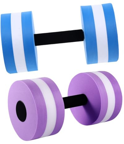 SUPVOX Mancuernas Pack de 2 Piezas de Eva Acuáticas para Ejercicios en Agua, Equipo y Equilibrado Adecuado para Fitness Acuático y Actividades Acuáticas