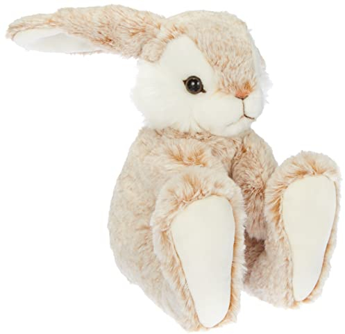 Steiff Kuscheltier Flummi Hase, Süßes Stofftier mit Kunststoffaugen, Kinder, Jungen & Mädchen, Plüschtier 24 cm, Beige, 080906